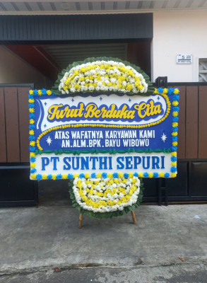 Papan Bunga Duka di Ranowulu