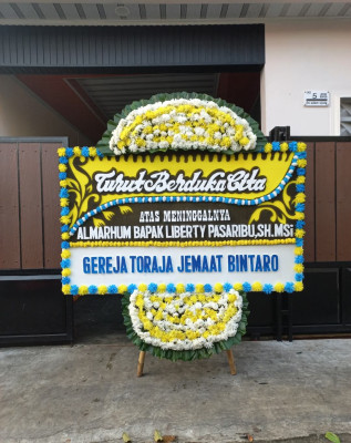 Papan Bunga Duka di Ranowulu